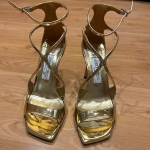 Jimmy Choo sandals gold